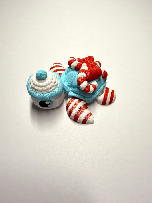 Articulated Candy Cane Turtle