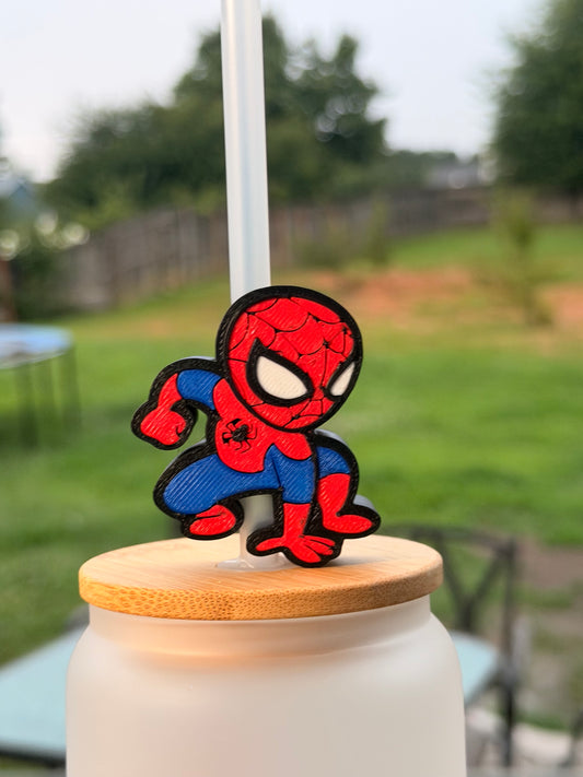 Spidey Straw Topper