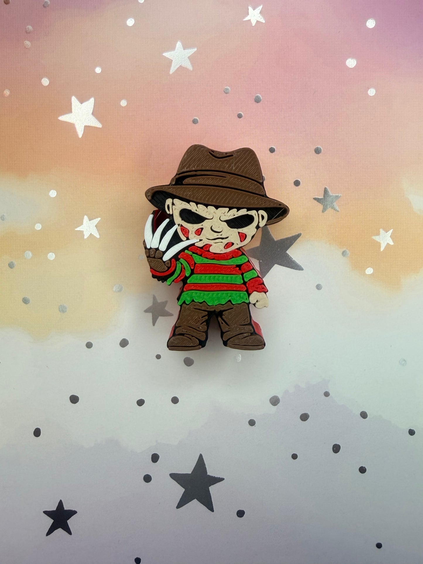 Horror Brown Hat Guy Straw Topper