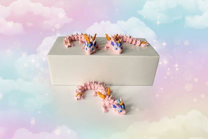 3D Printed Articulated Unicorn Dragon
