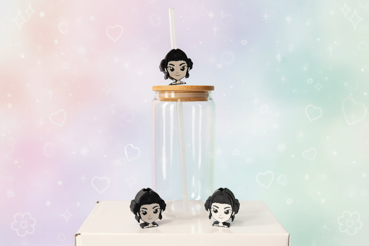 K-Pop Huntrix 3D Straw Toppers