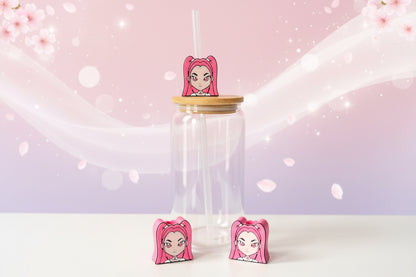 K-Pop Huntrix 3D Straw Toppers