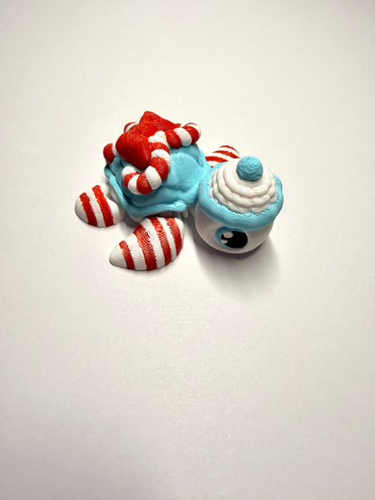 Articulated Candy Cane Turtle