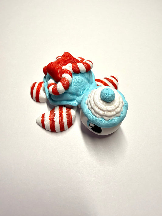 Articulated Candy Cane Turtle