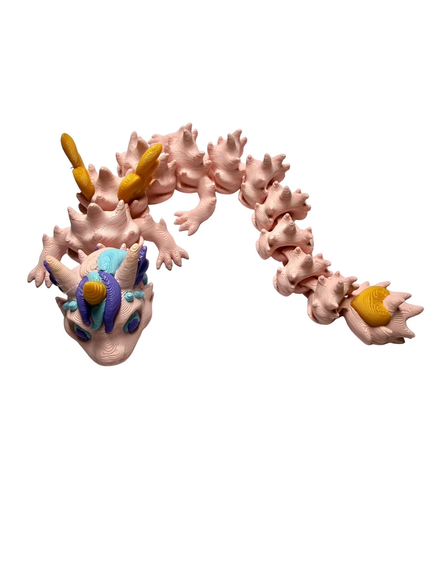 3D Printed Articulated Unicorn Dragon