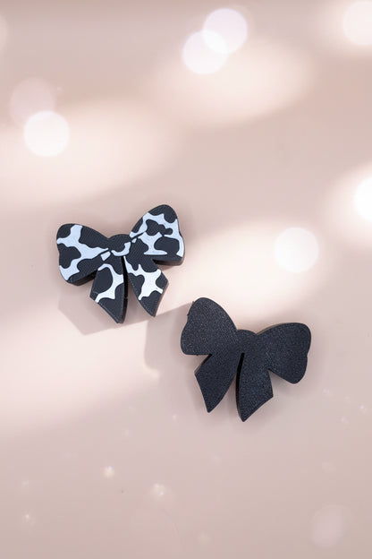 Cow Bow Straw Topper