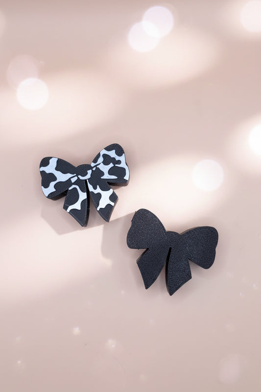 Cow Bow Straw Topper