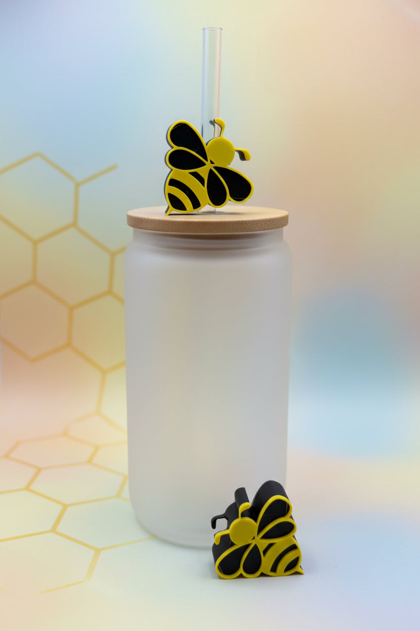 Bumbble Bee Straw Topper