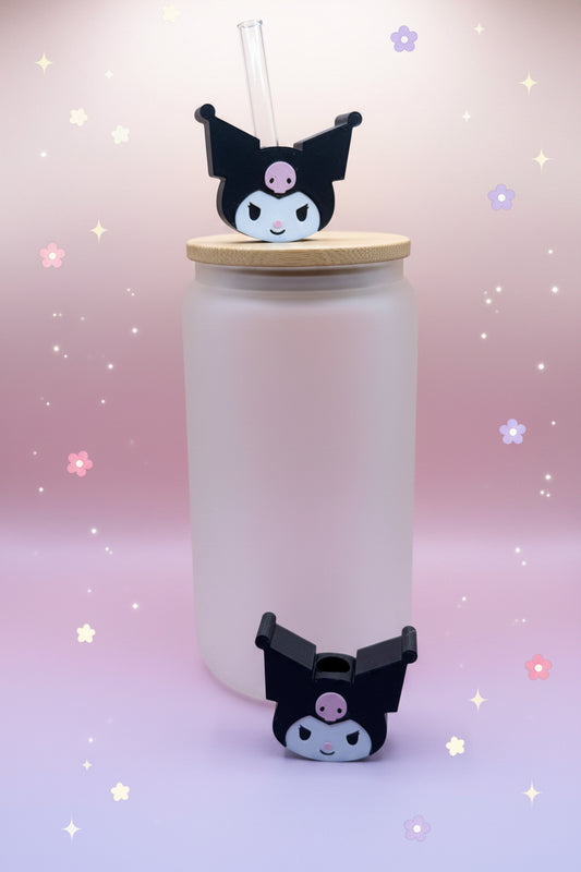 Kuromi Straw Topper