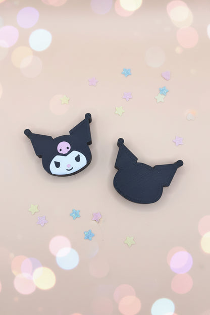 Kuromi Straw Topper