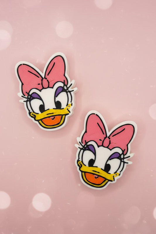 Girl Duck Straw Topper