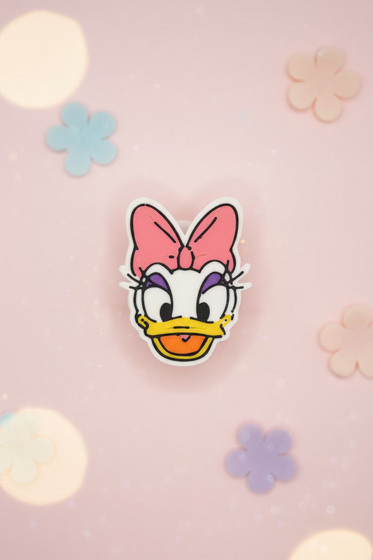 Girl Duck Straw Topper