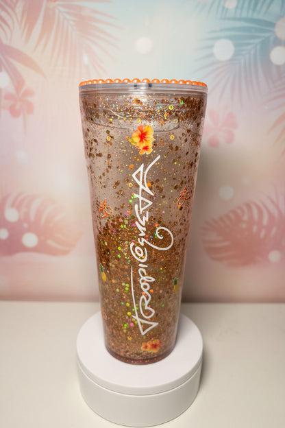 Tropichica 24oz Snowglobe Tumbler