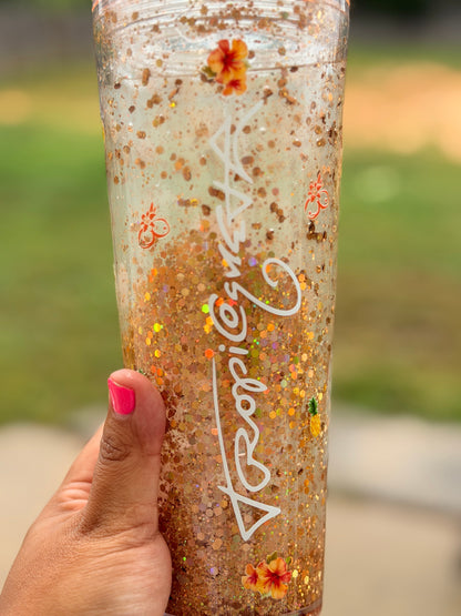 Tropichica 24oz Snowglobe Tumbler