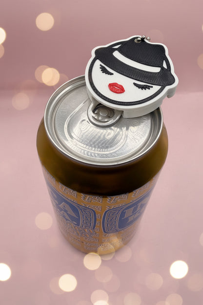 lowrider chica Pop & Cover keychain