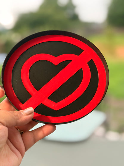 Red Heart Trinket Tray