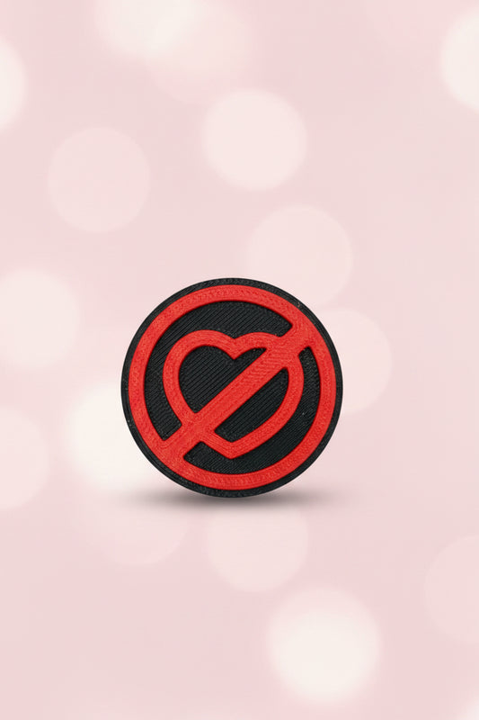 Red Heart Straw Topper