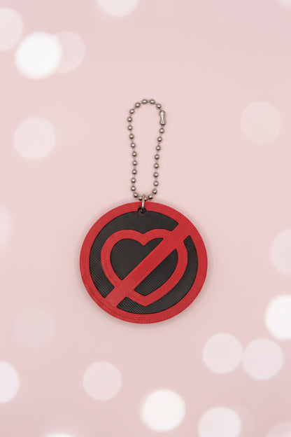 Red Heart Pop & Cover keychain
