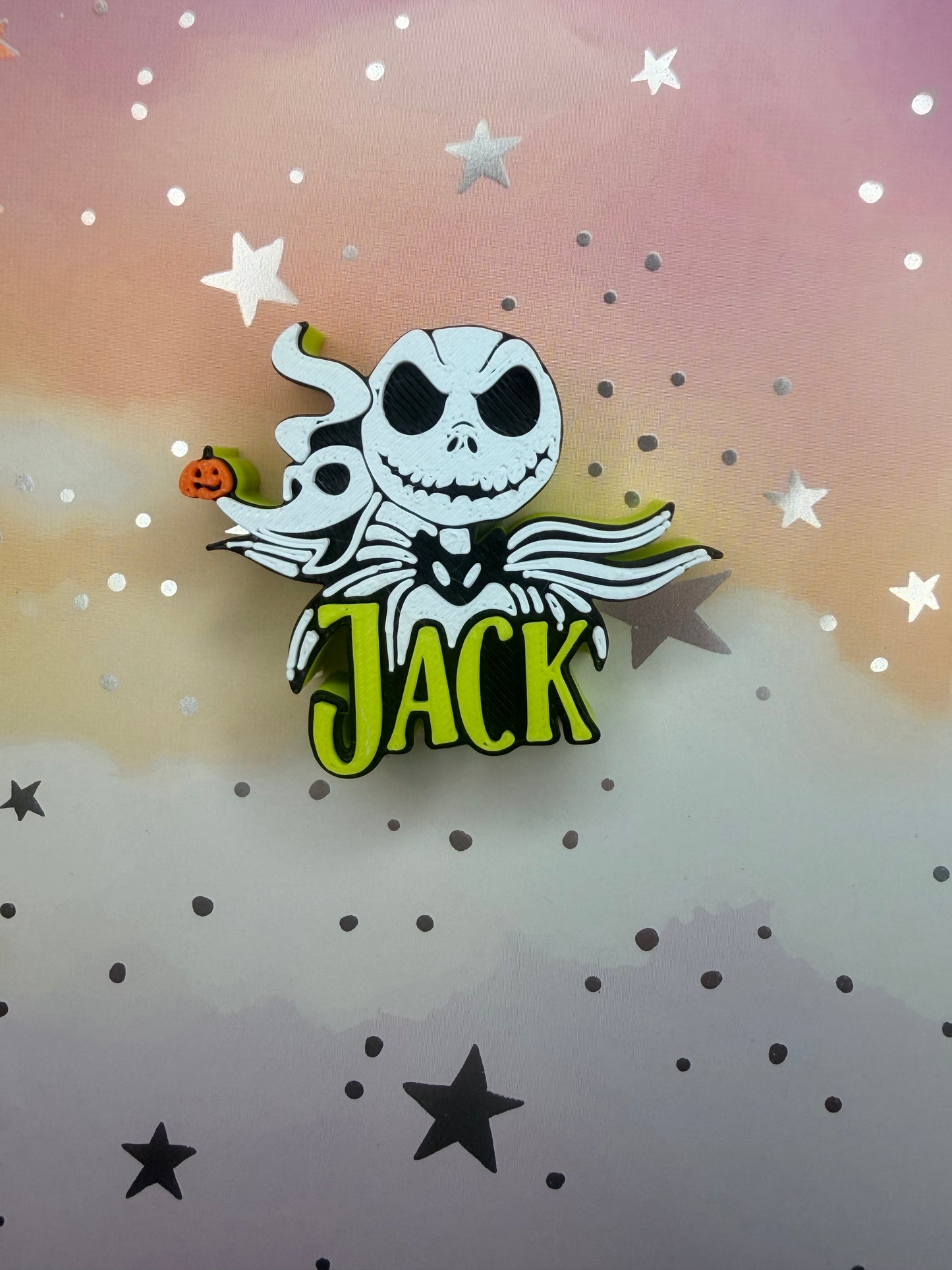 J Skeleton  Straw Topper