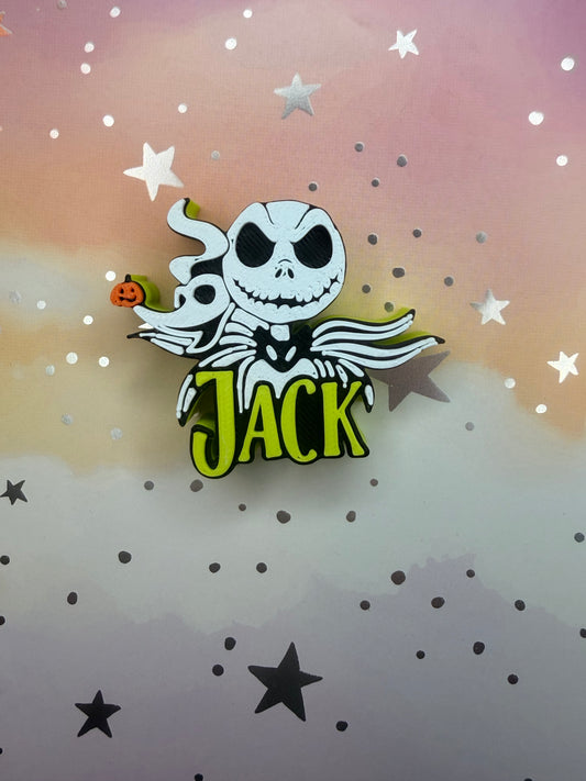 J Skeleton  Straw Topper