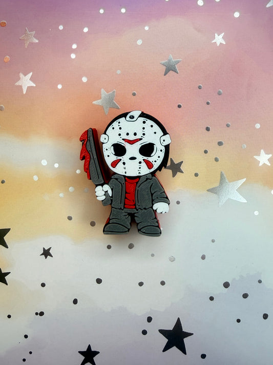 Scary Mask Guy  Straw Topper