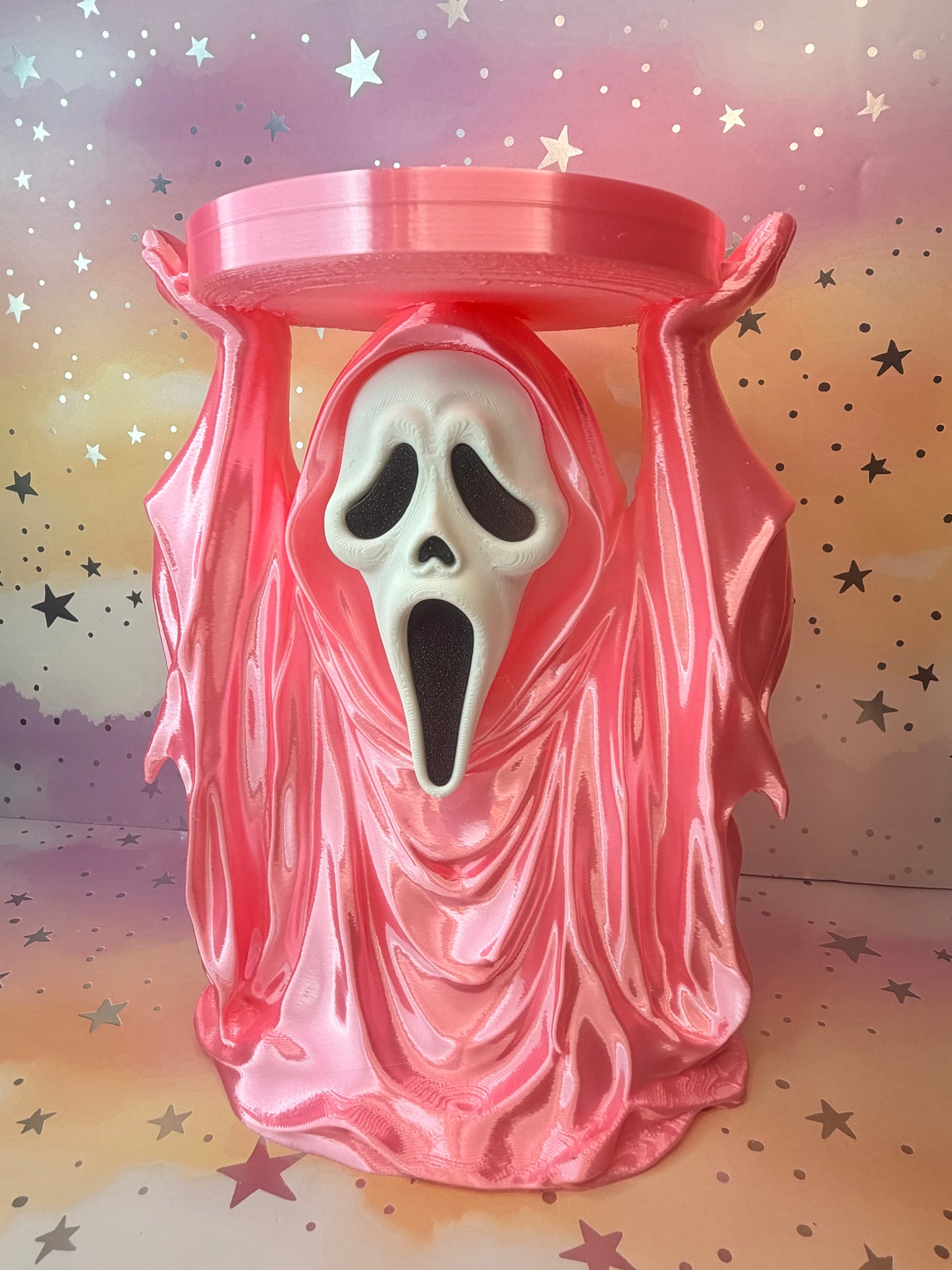 Ghost Face Candle Holder